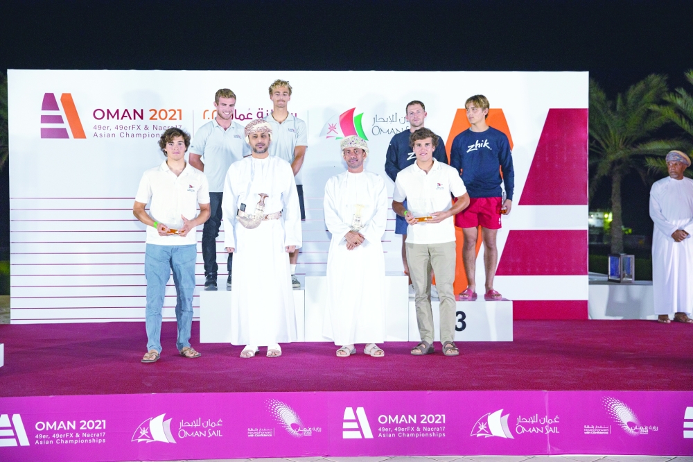 من تتويج الفائزين بالمراكز الأولى