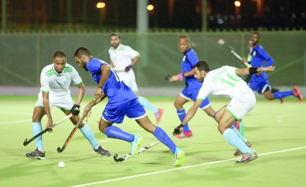 من لقاءات النصر بدوري الهوكي 