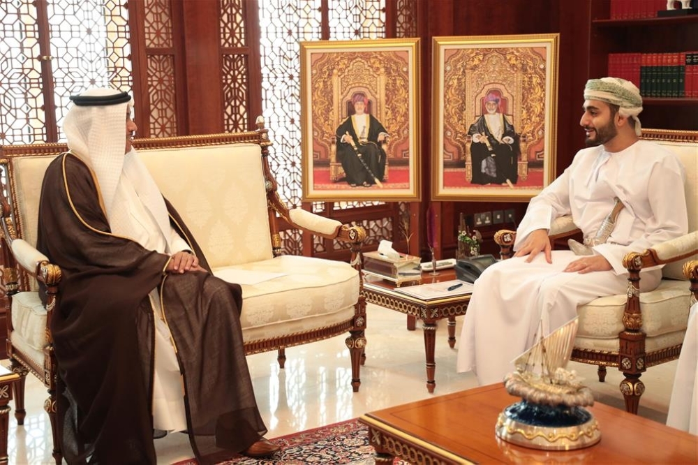 سموه لدى استقباله السفير