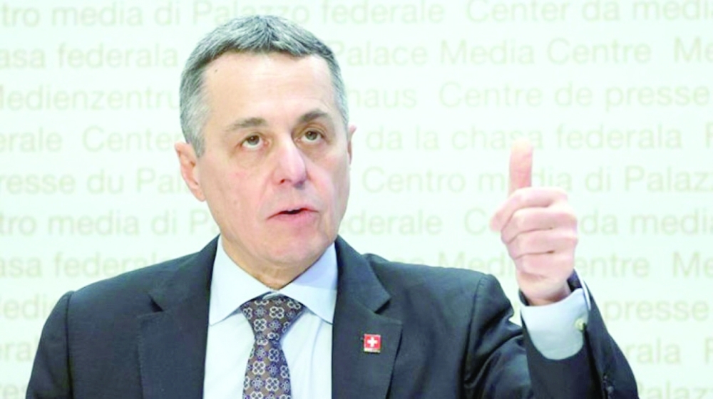 وزير الخارجية السويسري إيغناسيو كاسيس