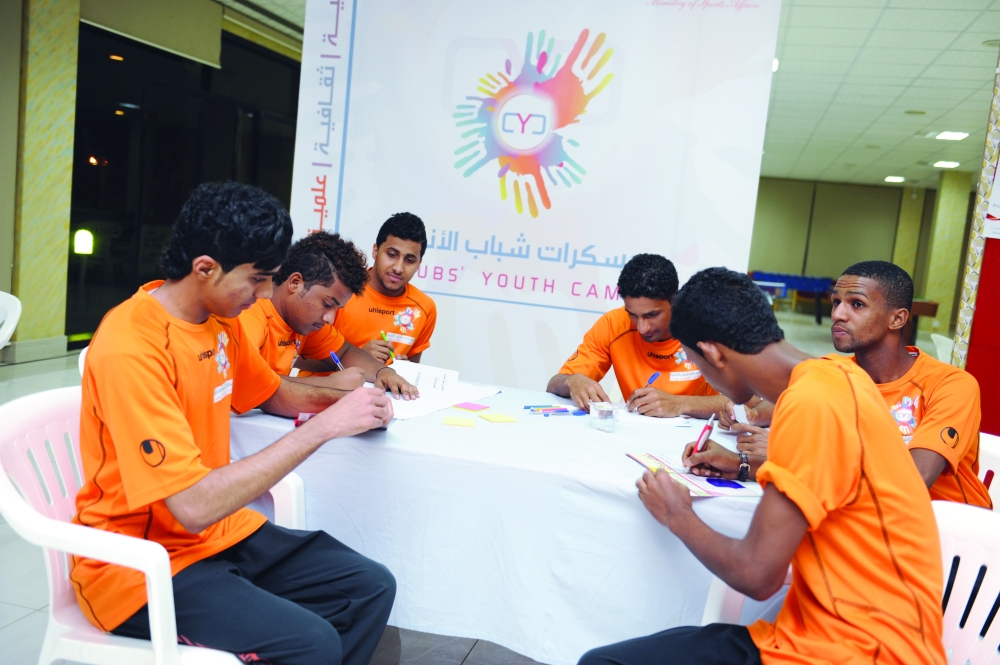 تفاعل الشباب مع برنامج معسكرات شباب الأندية