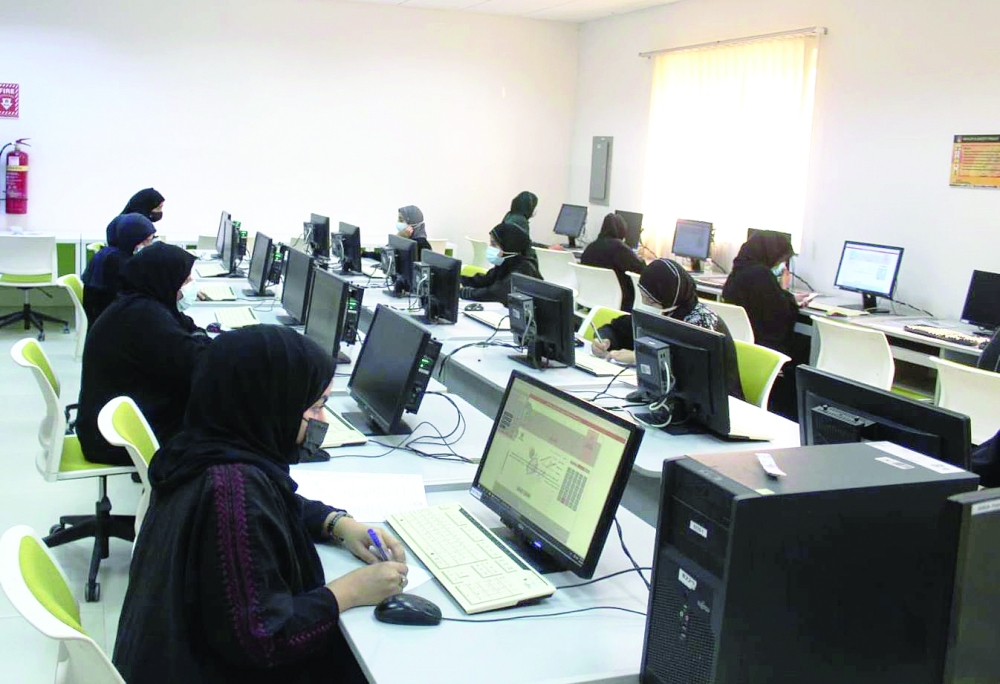 المتقدّمات خلال الاحتبارات