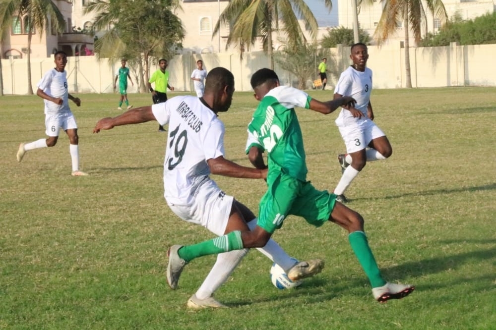 جانب من لقاء فريقي الاتحاد ومرباط