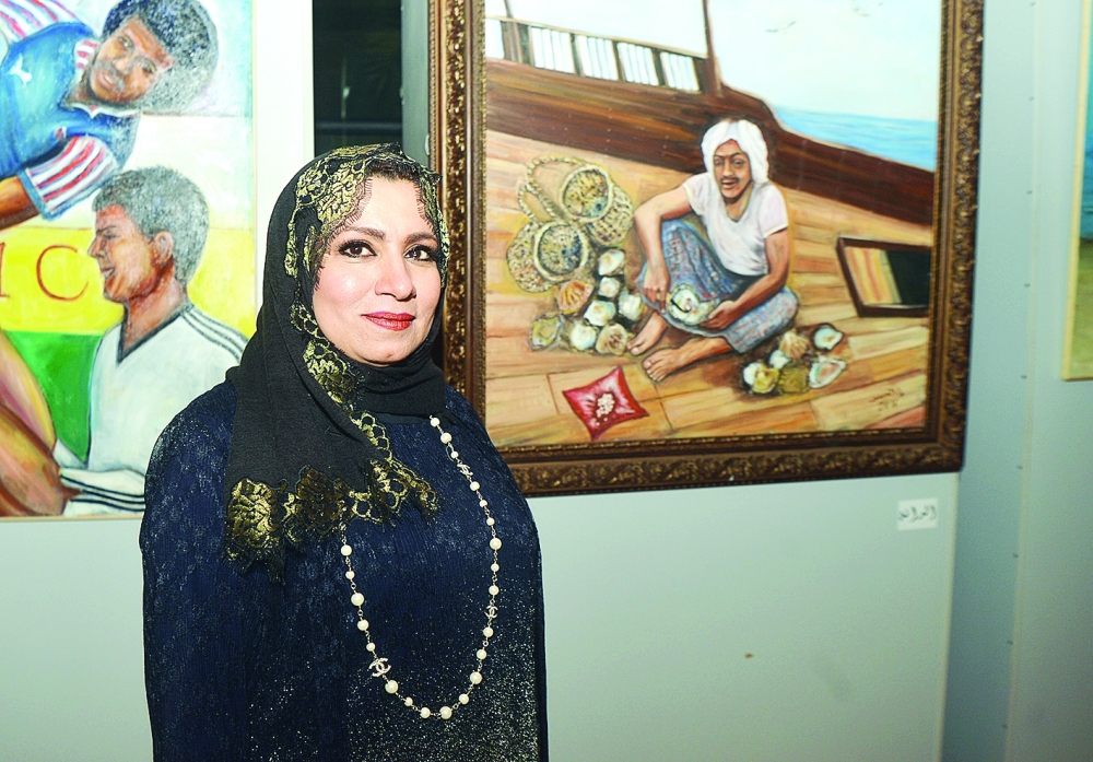 الفنانة ابتسام العصفور