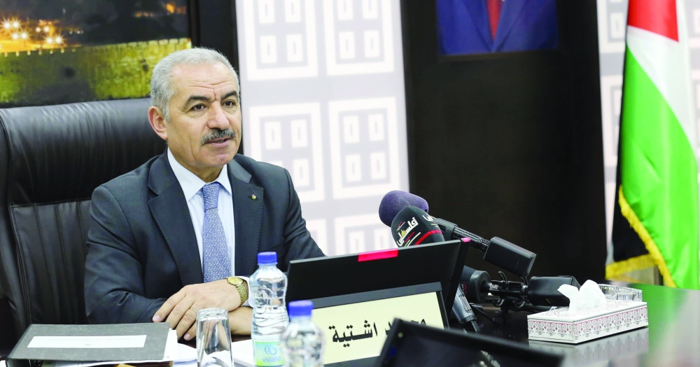 رئيس الوزراء الفلسطيني.