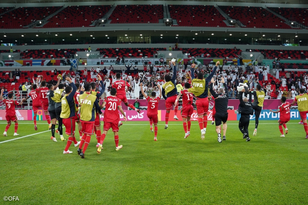 فرحة الفوز على البحرين