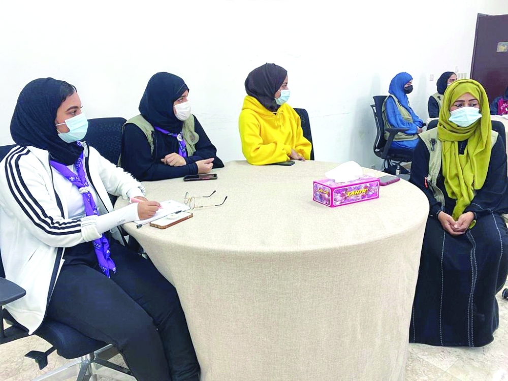 جانب من المشاركات في البرنامج 