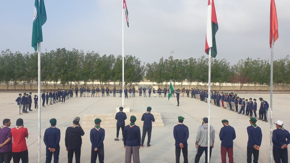 جانب من فعاليات المخيم الكشفي