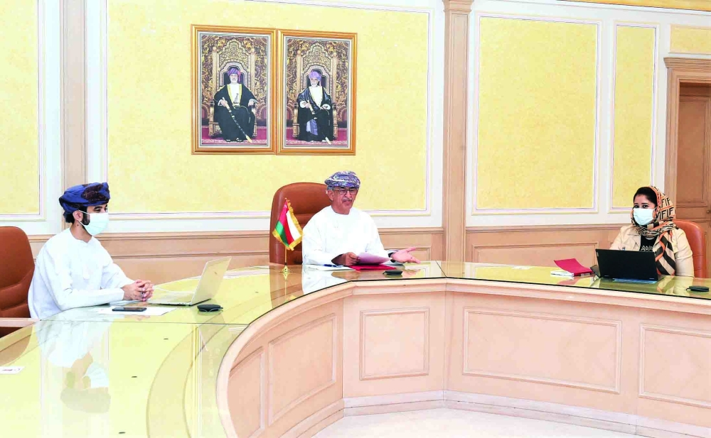 السعيدي يشارك في المنتدى عبر الاتصال المرئي