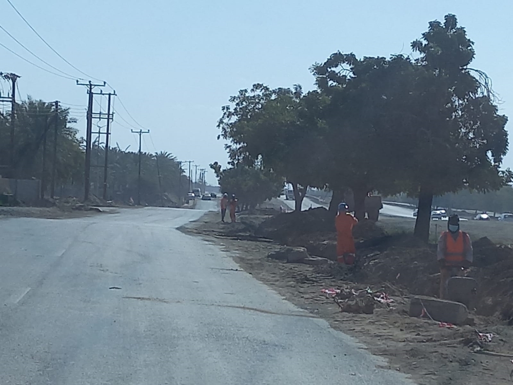 جانب من اعمال الصيانة