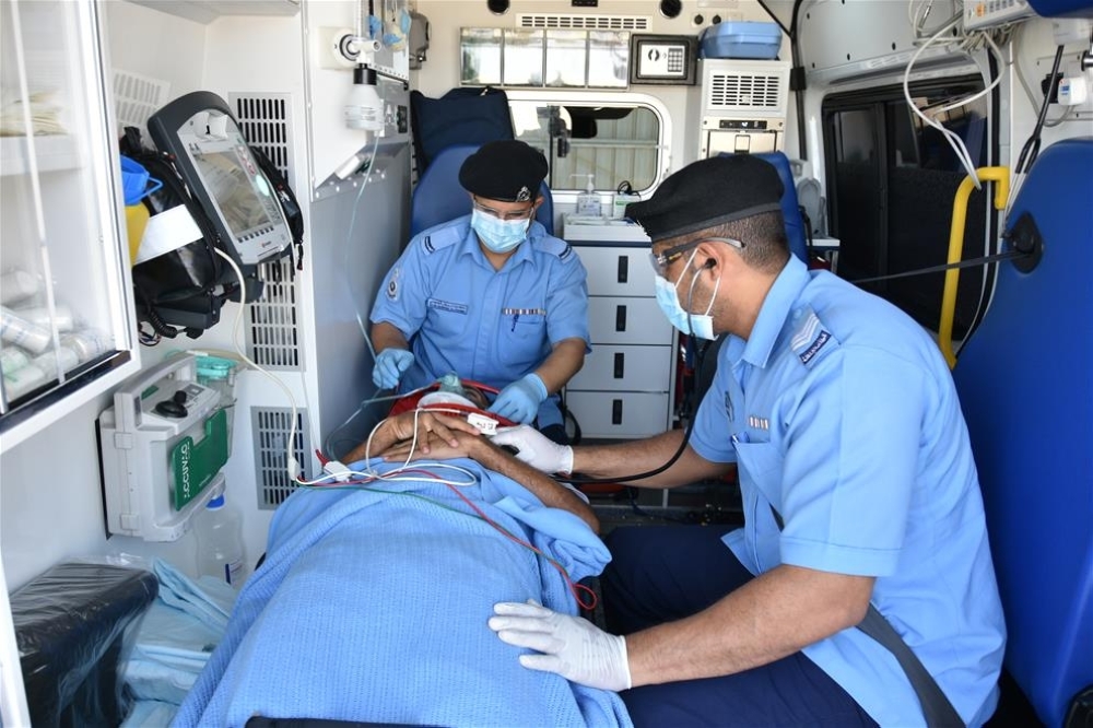 كوادر مدربة لخدمة الإسعاف المنزلي