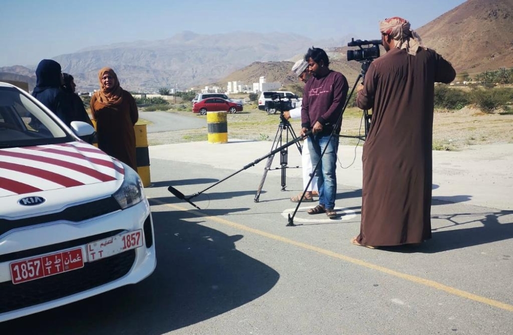 مشاهد من التصوير