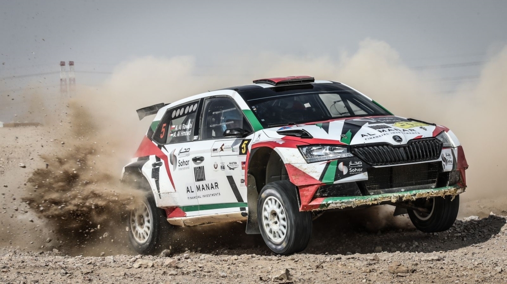 عبدالله الرواحي في منافسات اليوم الختامي لرالي قطر الدولي