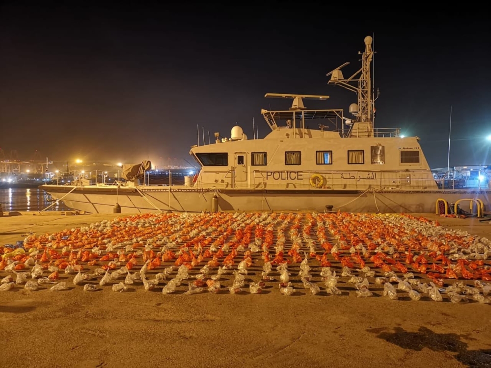  كميات كبيرة من مخدر القات تم ضبطها 