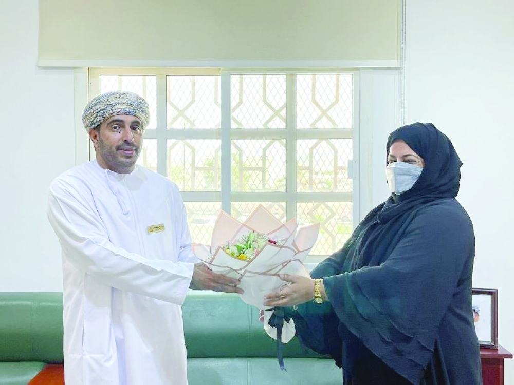 جانب من التكريم في الداخلية