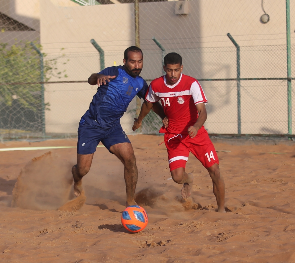 من لقاءات صحم بدوري الشواطئ 