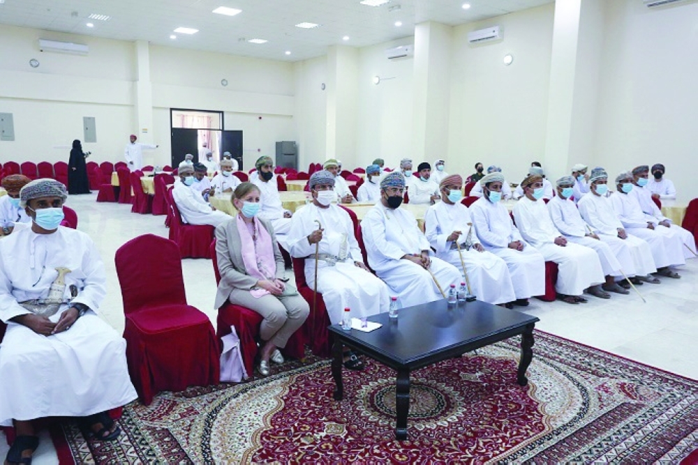 أحمد البكري والحضور خلال حفل الافتتاح