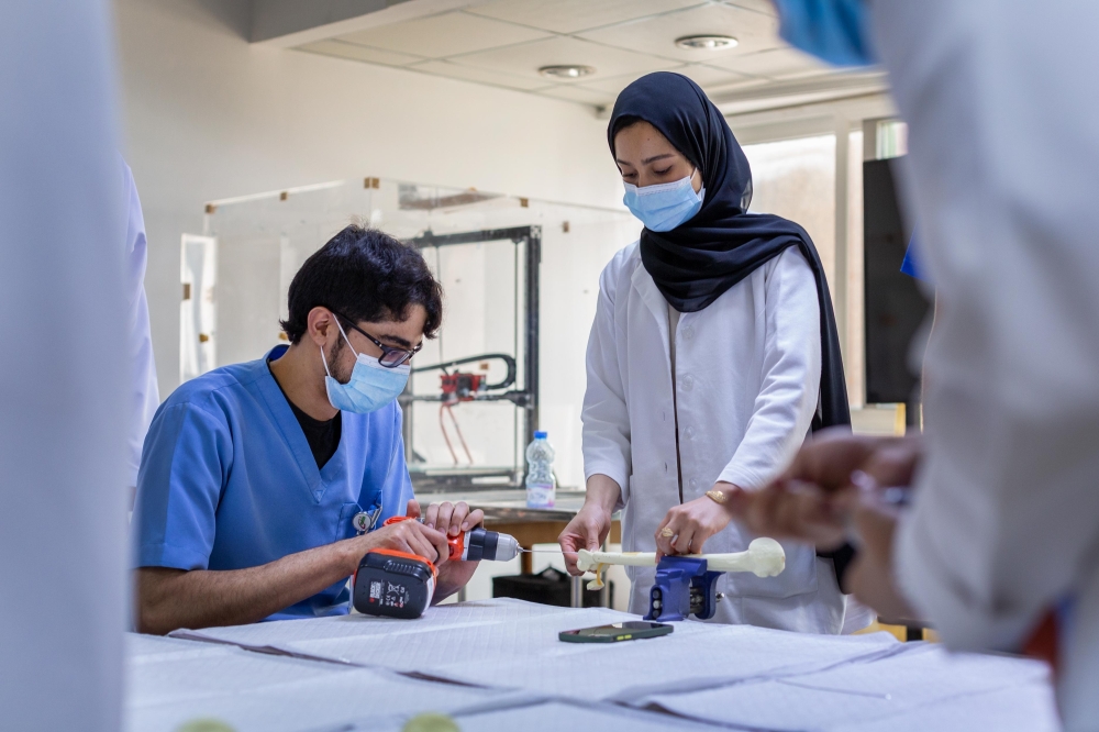تدريب الأطباء في البرنامج التدريبي