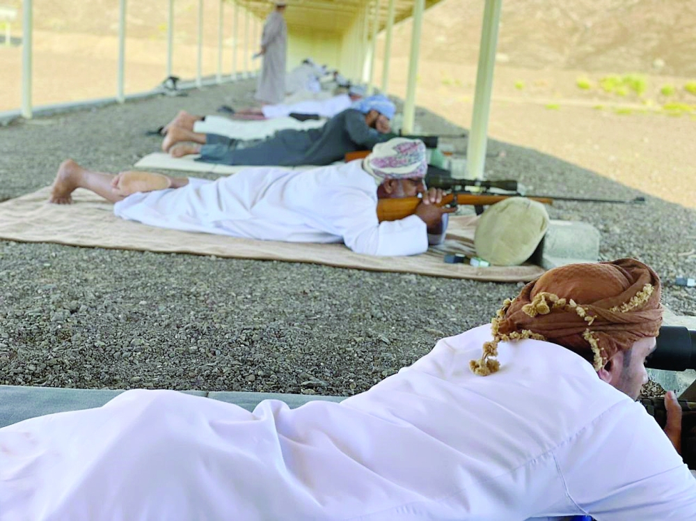 جانب من مسابقة الرماية