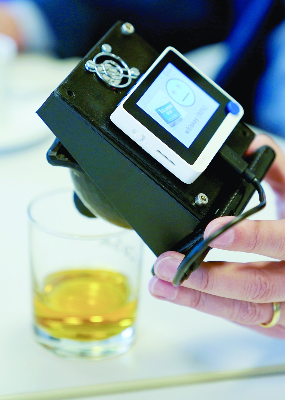 أثناء تجربة الأنف