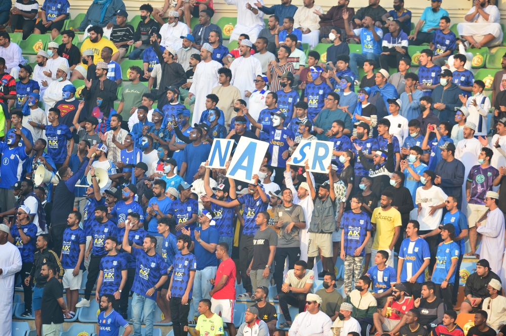 جماهير النصر في إحدى مباريات الفريق