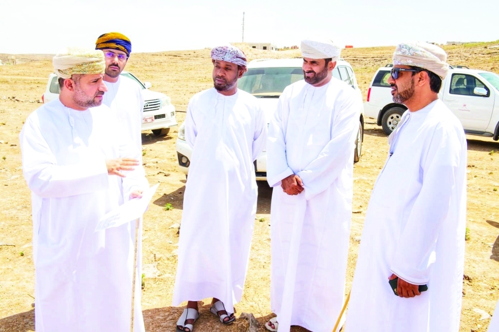 جانب من تفقد الأماكن بولاية رخيوت