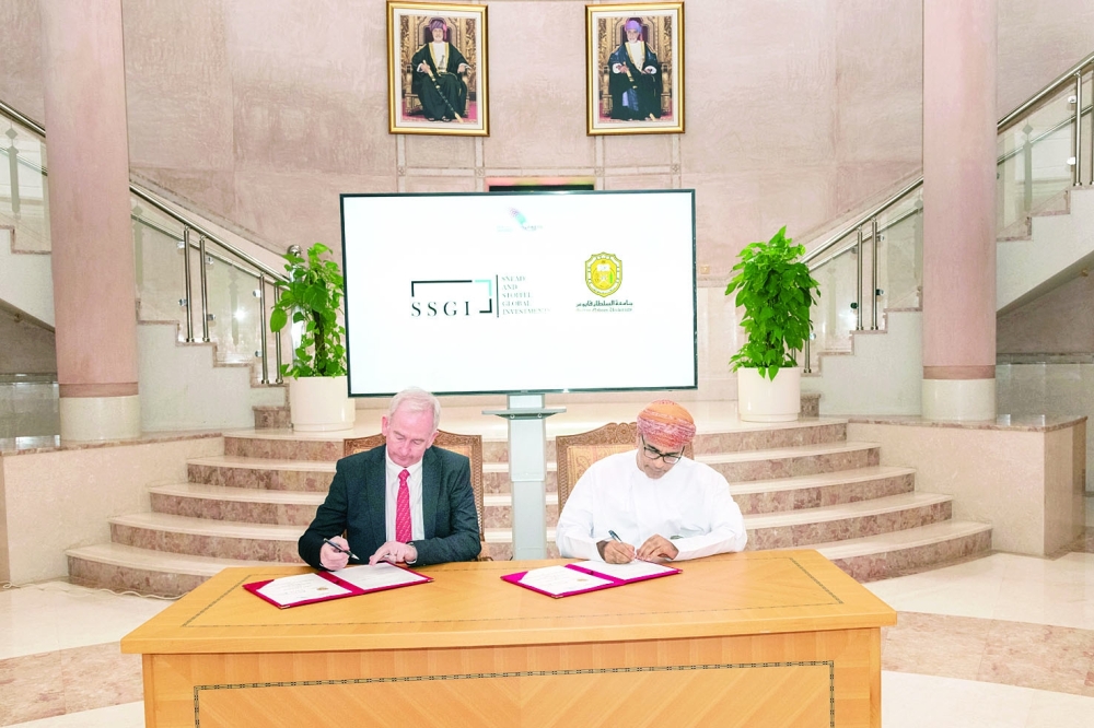 خلال توقيع رسالة التعاون بين الطرفين 