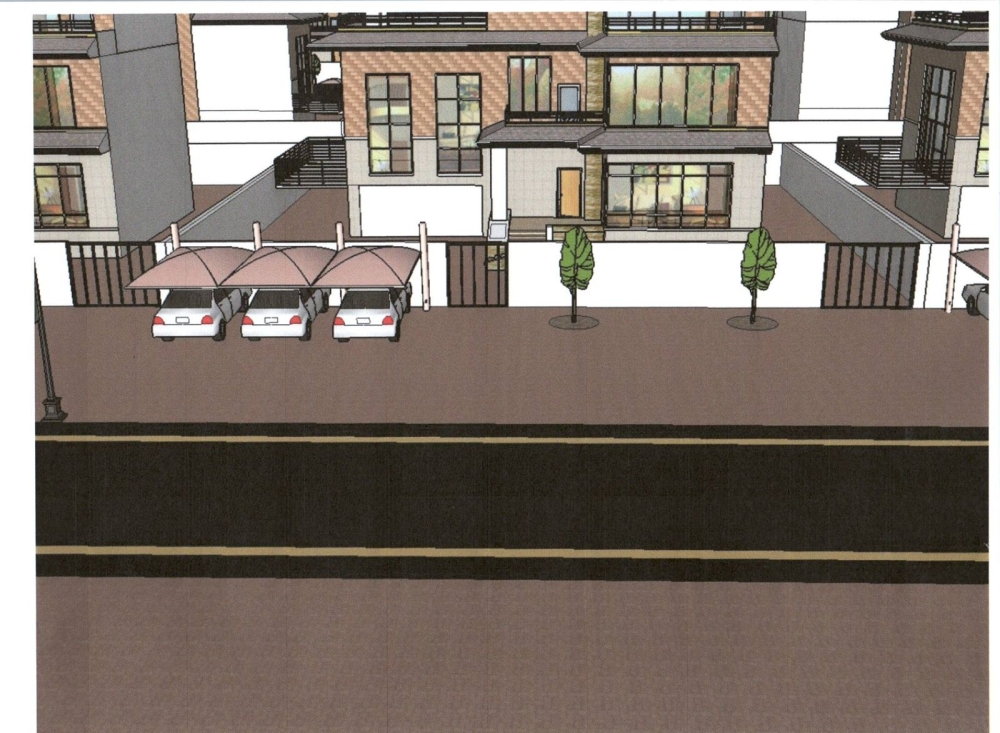 رسم توضيحي لمظلات المركبات  