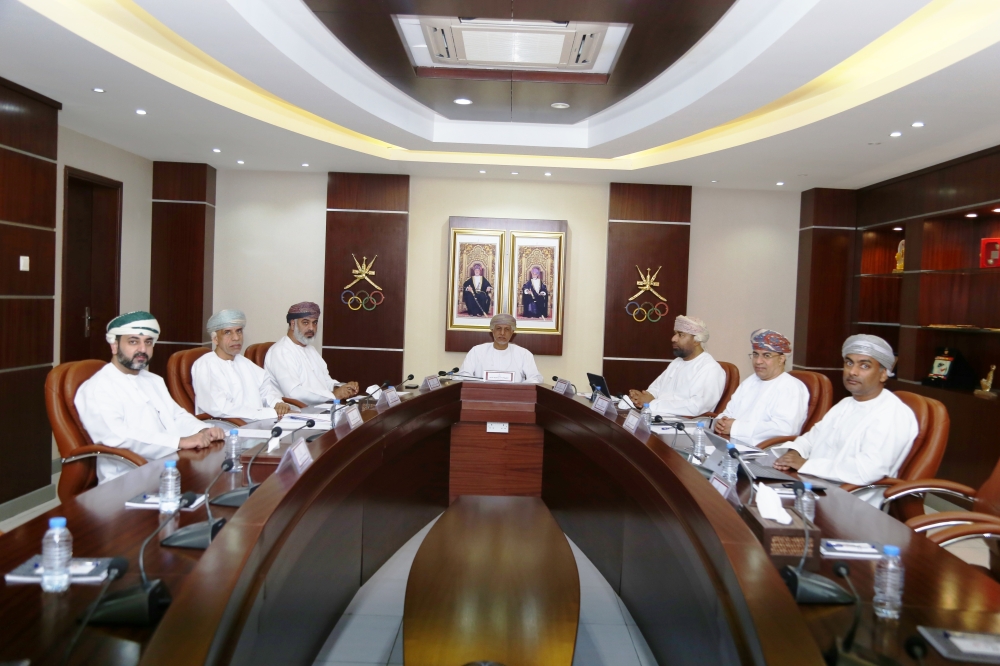 اجتماع مجلس ادارة اللجنة الأولمبية العمانية