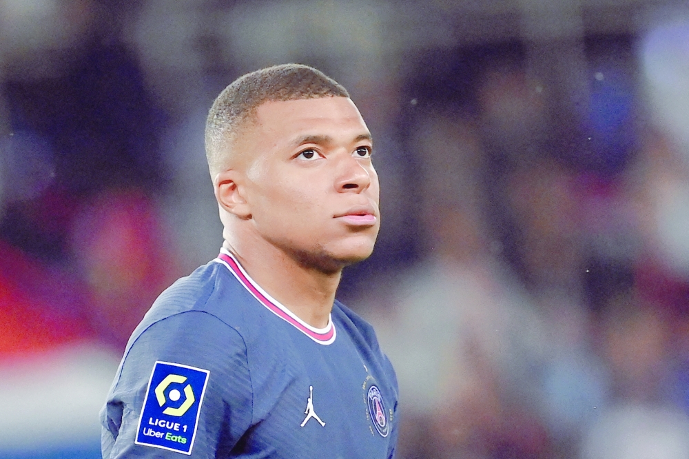 كيليان مبابي  ( أ ف ب ) 