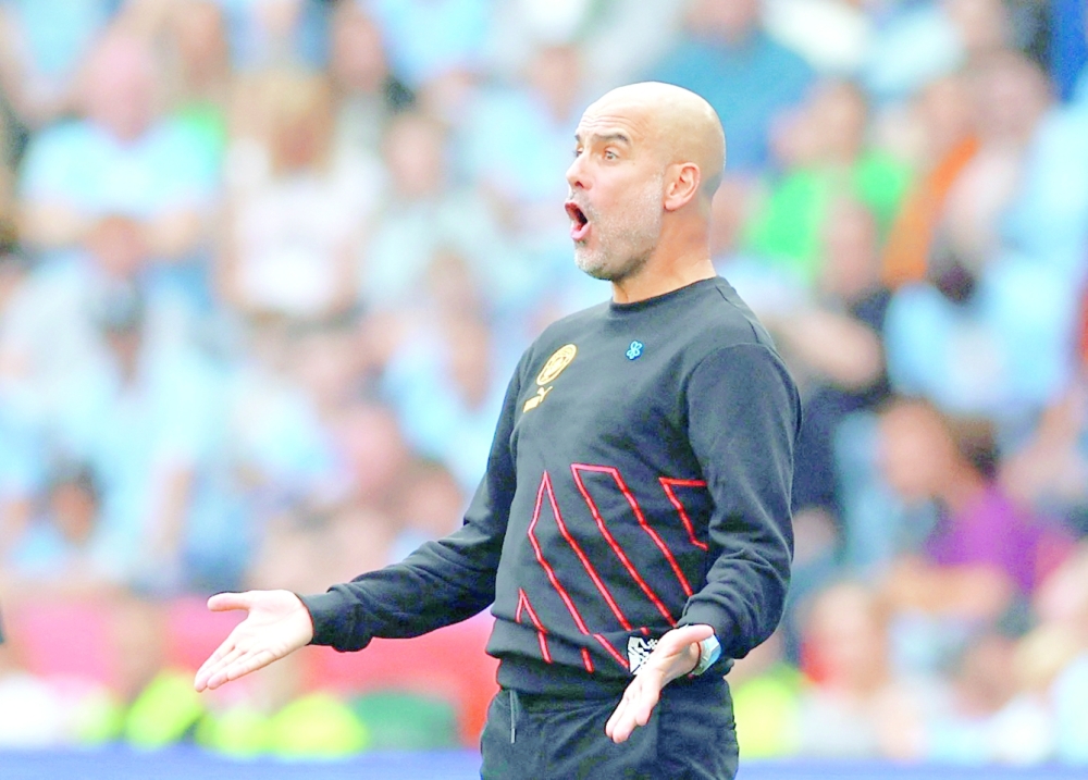 بيب جوارديولا  ( رويترز ) 