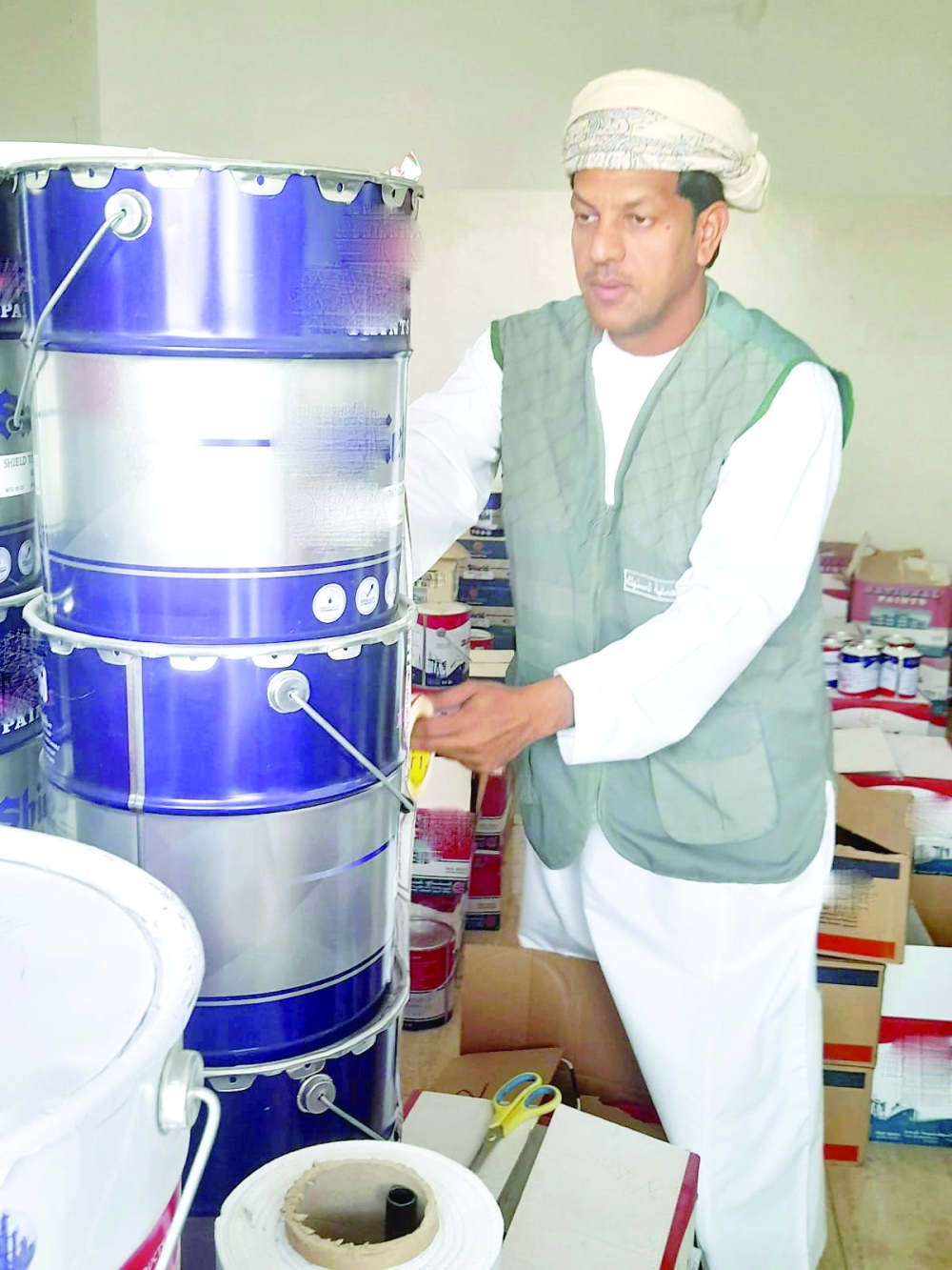 ضبط الأصباغ منتهية الصلاحية