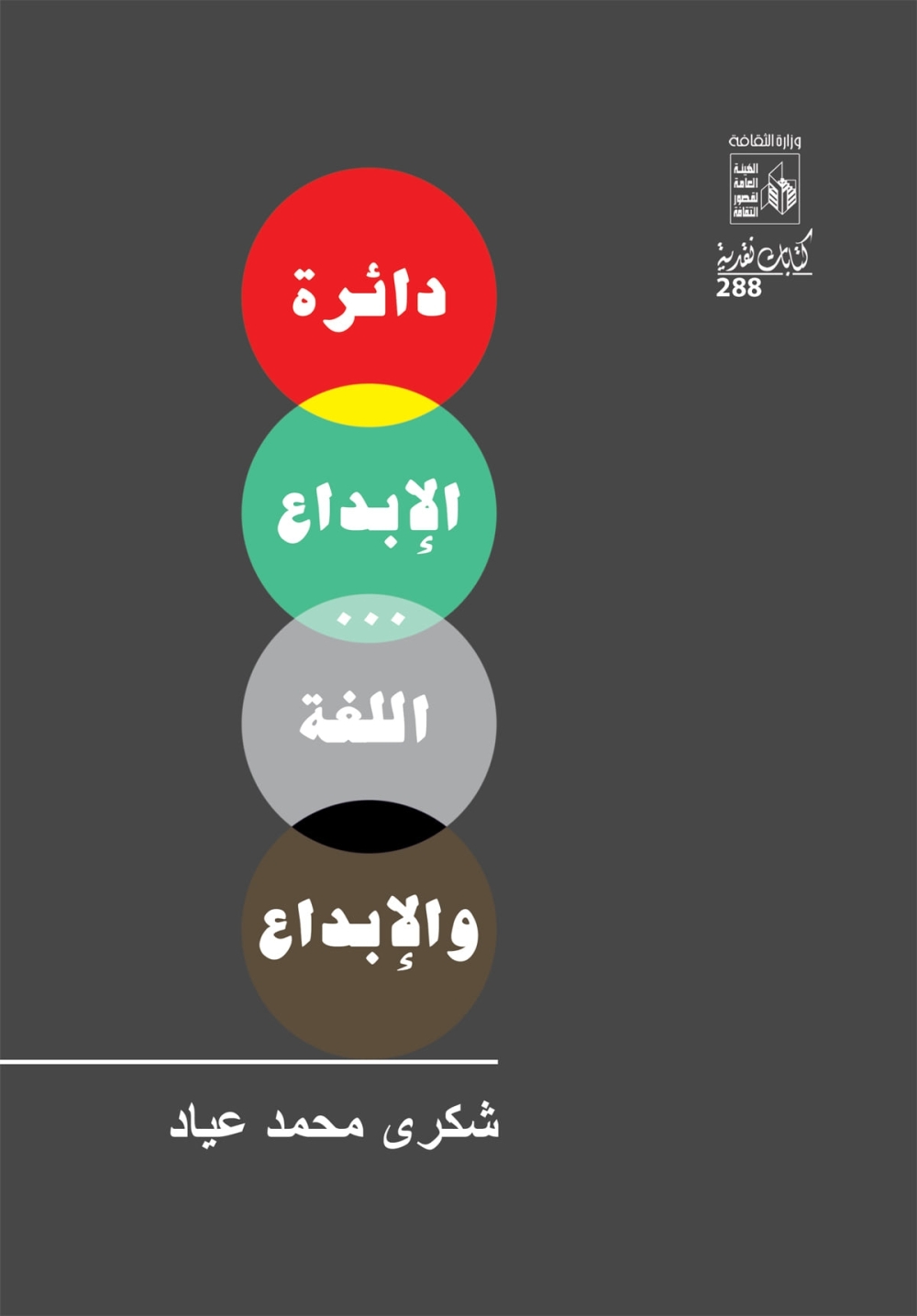 دائرة الإبداع اللغة والإبداع لـ شكري عياد