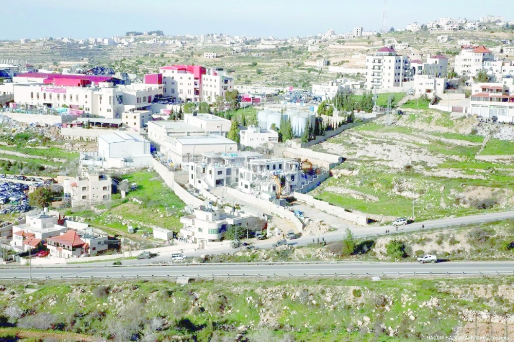  منظر عام من الضفة الغربية المحتلة