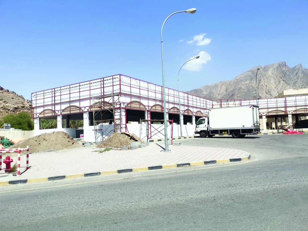 أحد الأسواق الجاري تنفيذها بولاية نخل