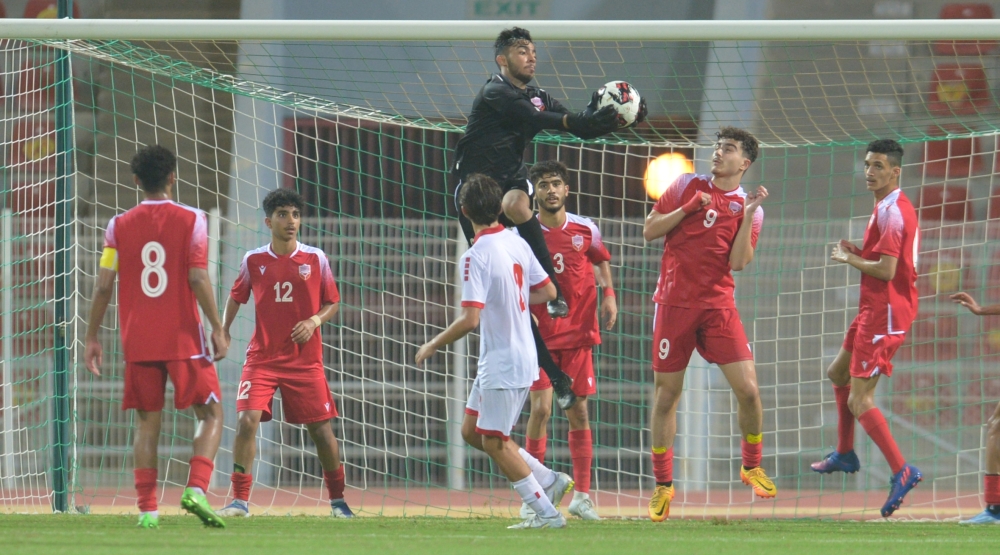 من لقاء منتخبي البحرين ولبنان
