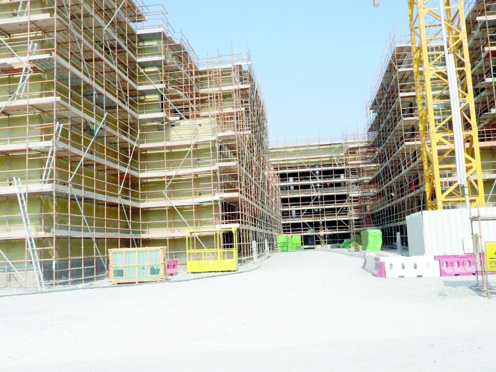 تواصل الأعمال الإنشائية بمستشفى خصب الجديد 