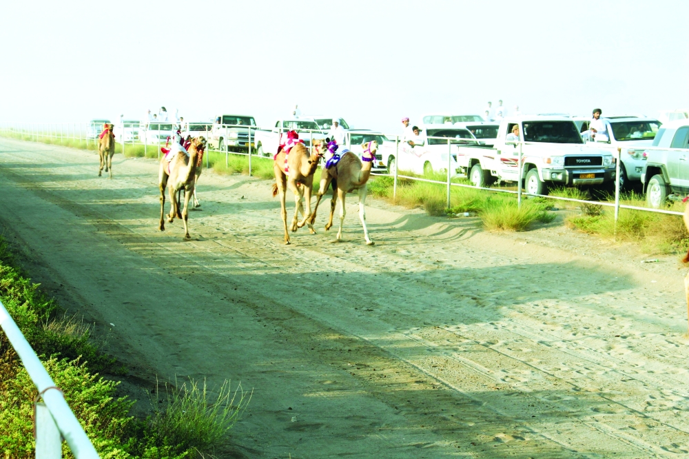 من منافسات أشواط المهرجان