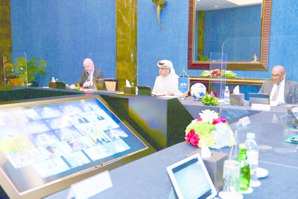 جانب من اجتماع المكتب التنفيذي للاتحاد الآسيوي لكرة القدم