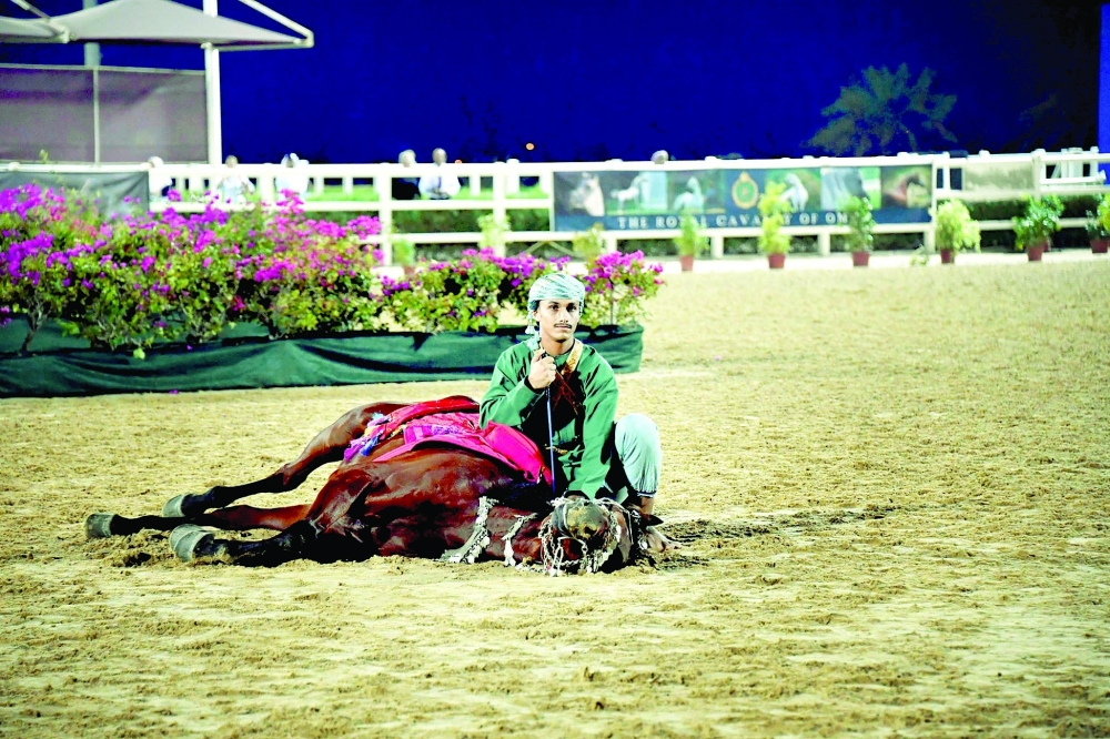 من فقرة تنويم الخيل