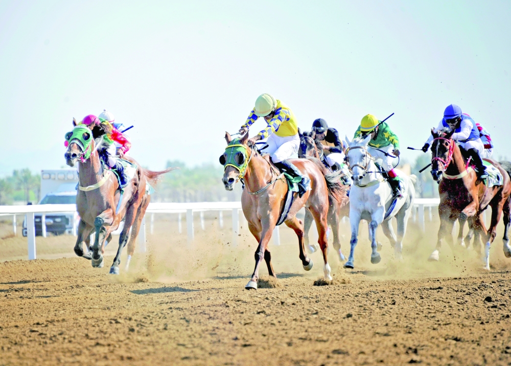 جانب من منافسات السباق 