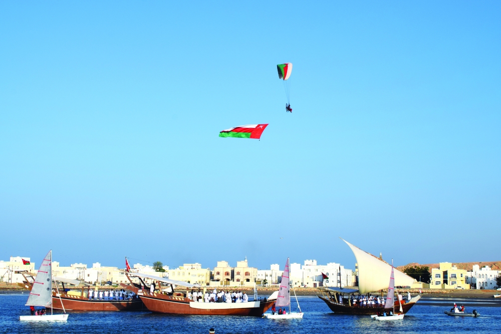 تجسيد الرحلات البحرية في ولاية صور