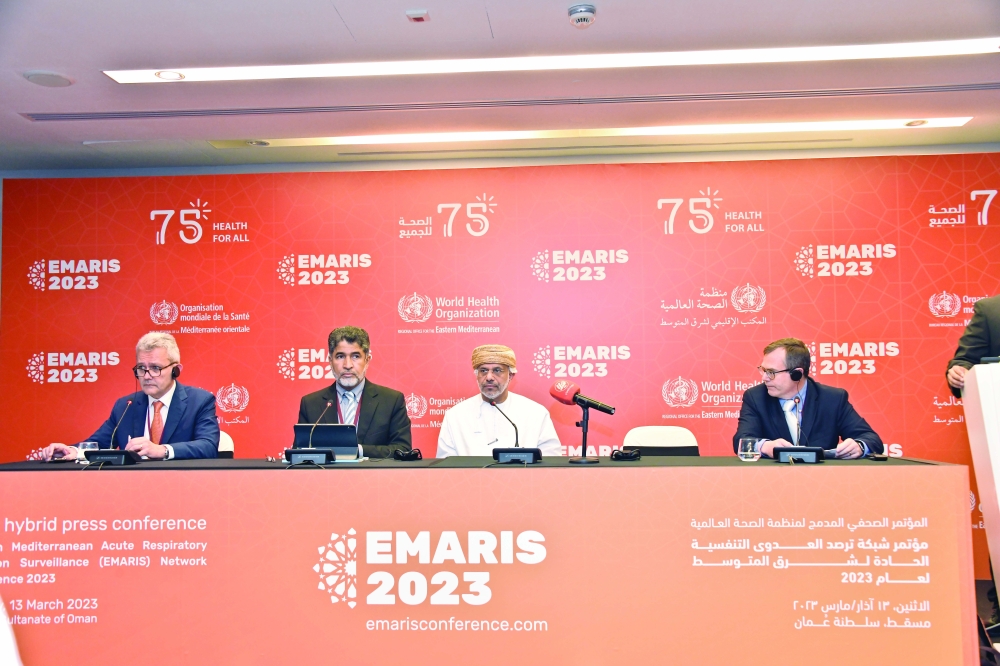 المتحدثون في المؤتمر الصحفي تصوير: شمسة الحارثية