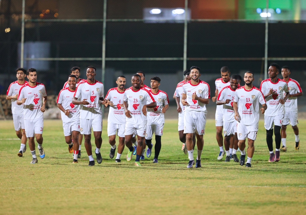 من الحصص التدريبية للمنتخب الأولمبي