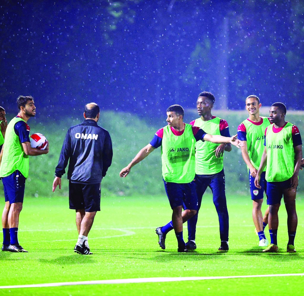 من الحصة التدريبية للمنتخب الأولمبي