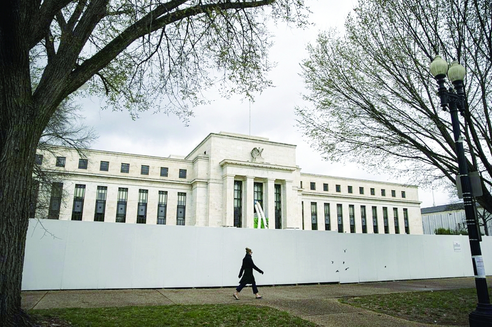 مبنى الاحتياطي الفيدرالي في واشنطن العاصمة، الولايات المتحدة الأمريكية. "وكالات"