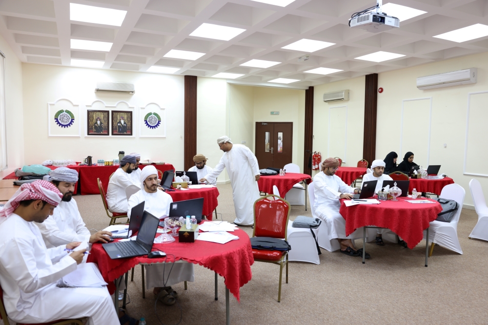 من البرنامج التدريبي حول إعداد الخرائط بمسندم