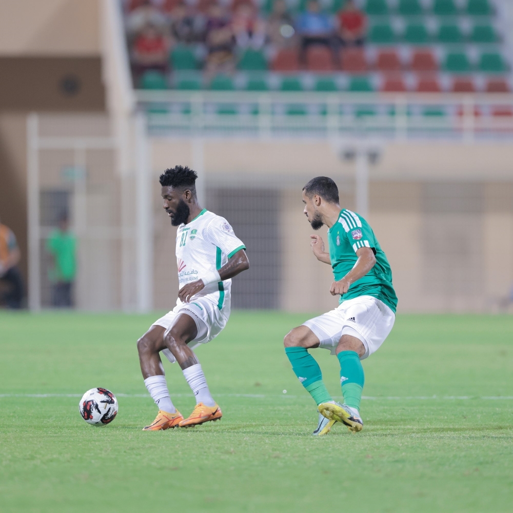 من لقاء فريقي النهضة وأهلي طرابلس ببطولة الملك سلمان للأندية