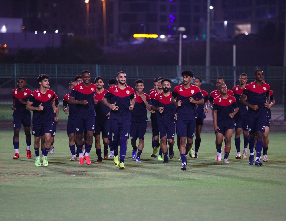 من التدريبات السابقة للمنتخب الأولمبي