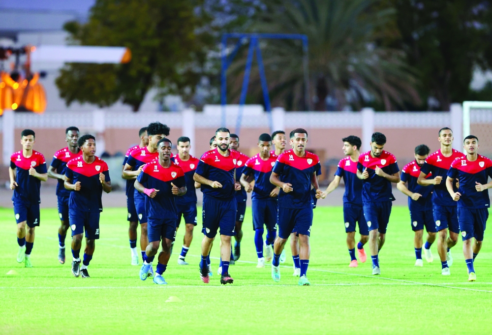 من تدريبات المنتخب الأولمبي